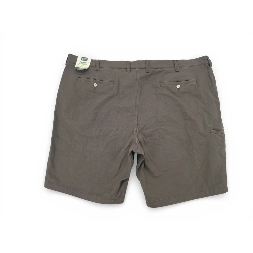 Duluth Trading DuluthFlex Ballroom Shorts Mens 48x11 Relaxed‎ Fit Work Khaki